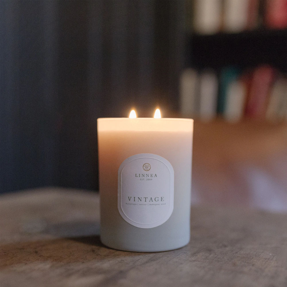 Linnea Candle, Two Wick Vintage - Coco and Toulouse